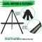 16" Black Wood Tabletop Easel (4 Pack) - Adjustable A-Frame Canvas Stand for Painting Party & Signs - Table Top Easel for Painting, Canvas Holder, Crafts, Photos, Pictures
